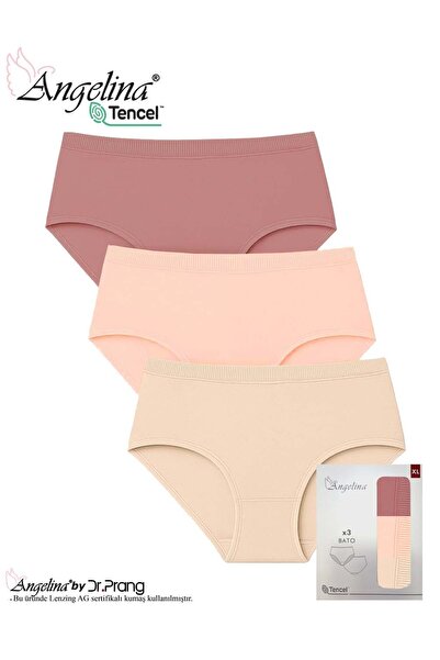 ANGELİNA 3-Piece Regular Waist Bikini Slip Panties