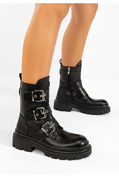 B T Shoes Women's short boots Mioala black