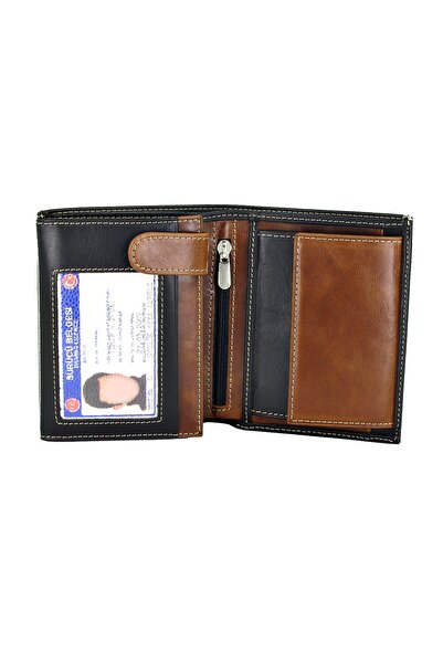 Zenga 1. Quality Real Leather Men Wallet Classic Big Size Gift for Husband Lover Z152X