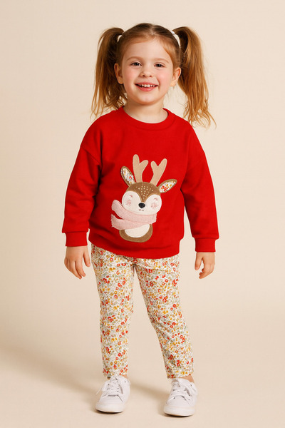 İNDİGO Girl's Suit Happy New Year 231292