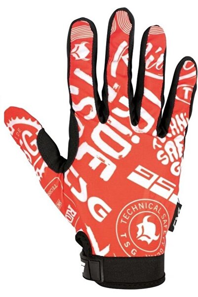 TSG Mănuși de bicicletă Sticky Red - Mărimea XS