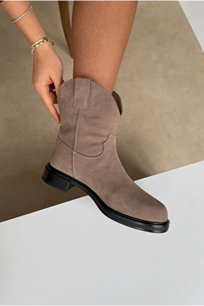 Mupa Shoes Kadın Bot VİZON SÜET