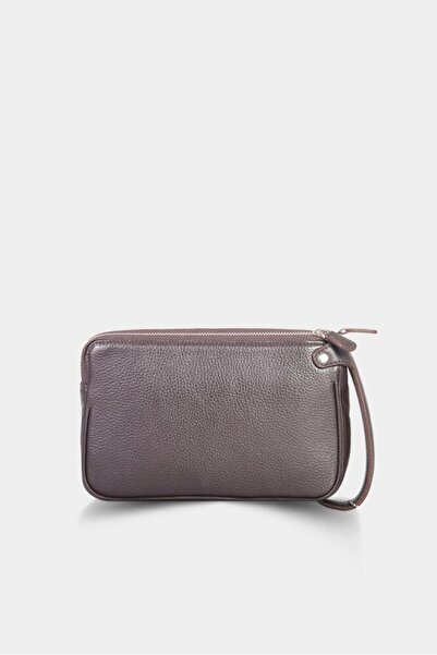 GUARD Brown Zippered Handbag