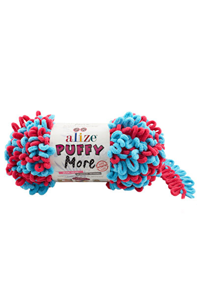 Alize 2 Pieces Puffy More Hand Knitting Yarn (2 X 150 Grams) 6553