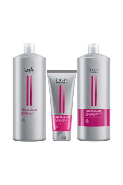 Londa Professional Σετ Λάμψης Χρώματος - Σαμπουάν 1000ml, Θεραπεία Μετά τη Βαφή 1000ml, Μάσκα Εντατικής Χρήσης
