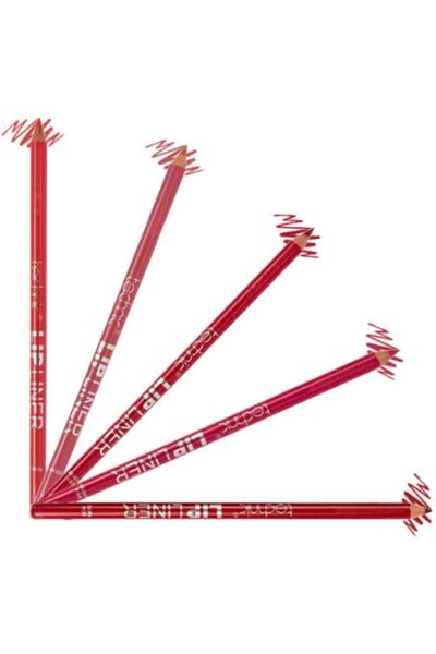 TECHNIC Lip Liner Pencil with Sharpener - Coral | Creamy Lip Definer for Precise Shaping | Vegan