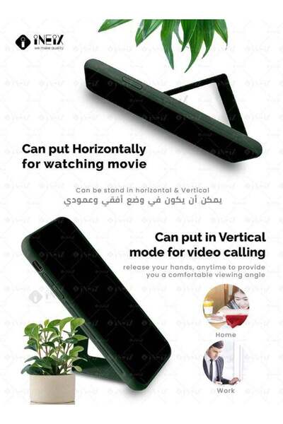 ineix 2 Pieces Magnetic Wrist Strap Hand Grip Stand Cover for Xiaomi mi Note 12 Pro 4G