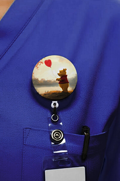 Ver-O Baskı Θήκη κάρτας Yoyo με σχέδιο Winnie The Pooh – Επεκτεινόμενη θήκη γ...