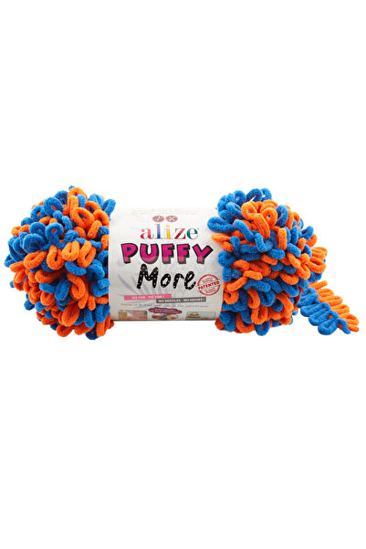 Alize 2 Pieces Puffy More Hand Knitting Yarn (2 X 150 Grams) 6549