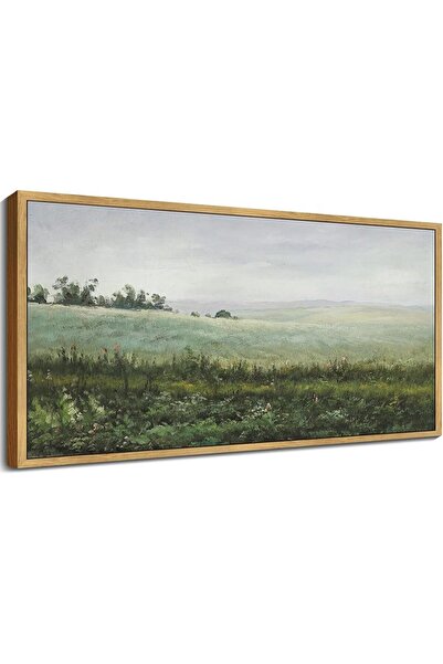Emoda home Trove لوحة جدارية لمرج شاسع - منظر طبيعي لمرج عتيق (مؤطر بإطار 60×...