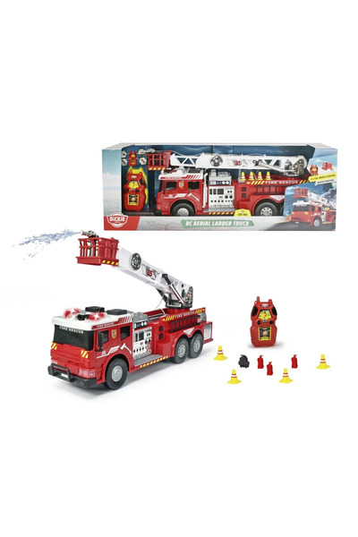 Simba DICKIE FIRE ENGINE WITH REMOTE CONTROL WATER SPRAYER AND LADDER 62CM