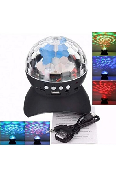 Genel Markalar LED Disko Işık Bluetooth Hoparlör – Renkli Dönen Gece Lambası ...