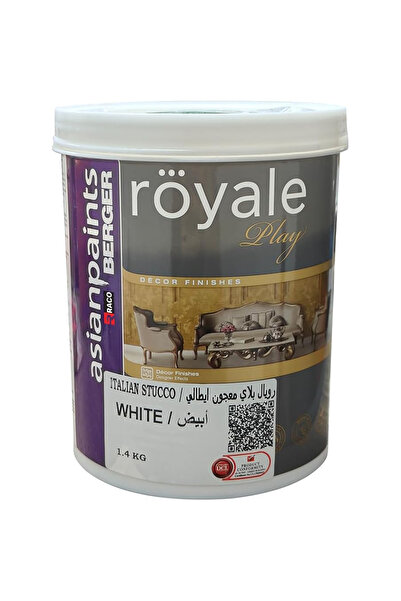 Raco Asian Paints Berger Royale Play Italian Stucco White 5kg Decorative Wall Finish