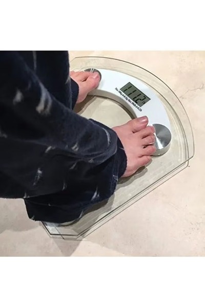 Primo Plus Digital LCD Electronic Glass Weighing Scale White