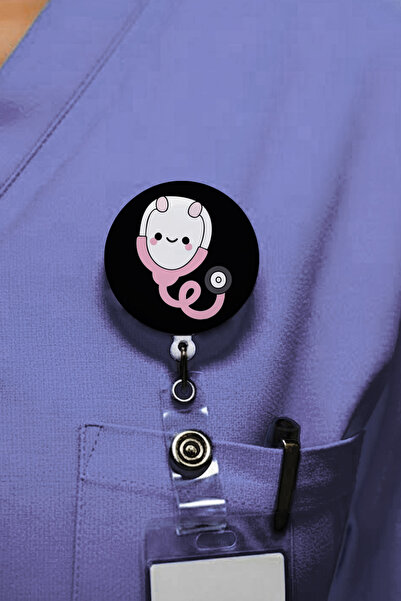 Ver-O Baskı Σχεδιασμός Στηθοσκοπίου Yoyo Θήκη Κάρτας – Επεκτεινόμενη Θήκη Κάρ...