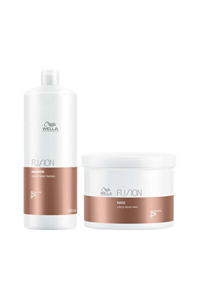 Wella Professionals Fusion Σαμπουάν 1000ml + Fusion Μάσκα 500ml - Σετ για ταλ...