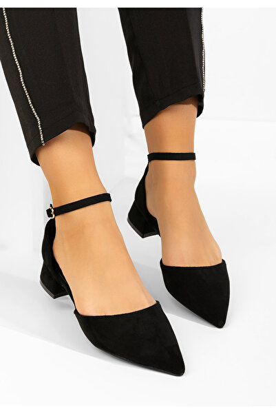 B T Shoes Black Rubenia chunky heel shoes