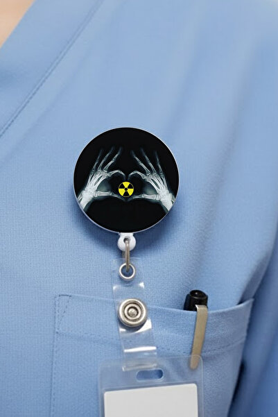 Ver-O Baskı Σχεδιασμένο στο χέρι από την Radiology Hand Design, Θήκη κάρτας Y...