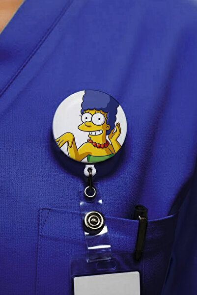 Ver-O Baskı Simpson 4 Tasarım Yoyo Θήκη Κάρτας – Επεκτεινόμενη Θήκη Κάρτας Ον...