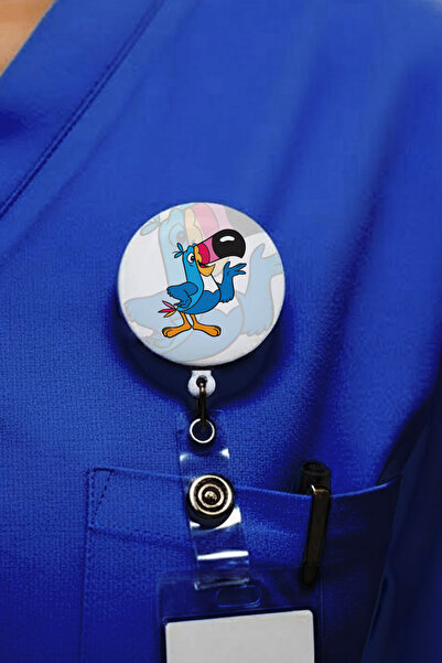 Ver-O Baskı Toucan Sam Design Θήκη Κάρτας Yoyo – Επεκτεινόμενη Θήκη Κάρτας Τα...