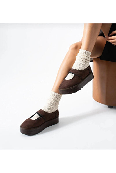 ZENGEZUR MALL Mtxdpn Carren Brown Suede Boots (153534) (Size: 38)