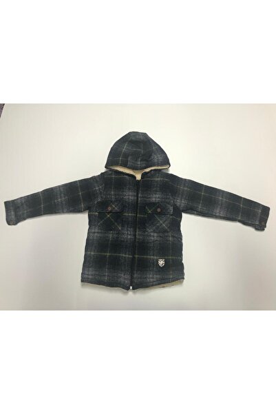 Baby Slon Kids Clup Kışlık ODUNCU içi kürklü fermuarlı kapüşonlu cepli erkek ...