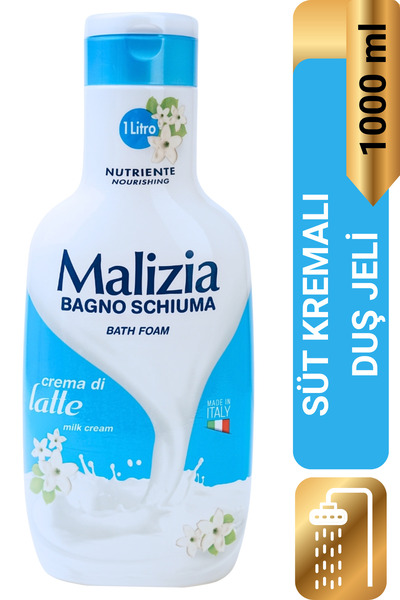 Malizia Banyo Köpüğü ve Duş Jeli Süt Kreması (Latte)