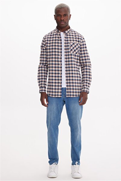 The Crow Regular Fit Uzun Kollu Manchester Erkek Gömlek