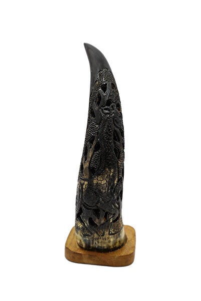 Generic African Hand-Carved Decorative Sculpture with Stand – Natural Stone-Inspired Accent
