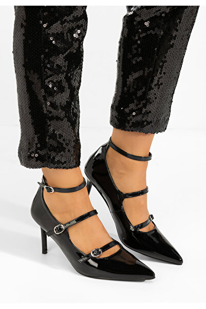 B T Shoes Nonalisa black stiletto heel shoes