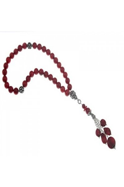 Eagal سبحة عقيق بلون الرمان (نسائية)