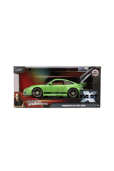 Simba JADA FAST FURIOUS MACHINED METALLIC PORSCHE F10 2007 SCALE 1 TO 24
