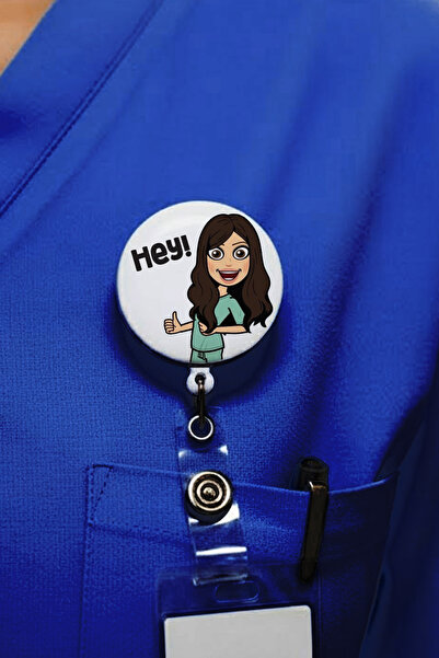 Ver-O Baskı Hey Nurse Design Θήκη κάρτας Yoyo – Επεκτεινόμενη θήκη για κάρτα ...