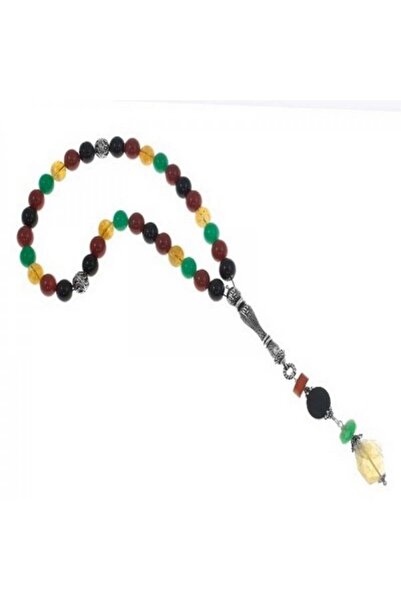 Eagal Multicolor Agate Tasbih (Prayer Beads)