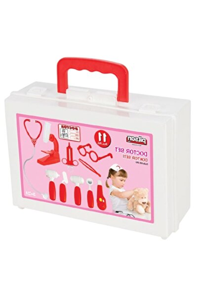 GLAMSI Set doctor pentru copii, Pilsan, 3+, Rosu, 11 Piese