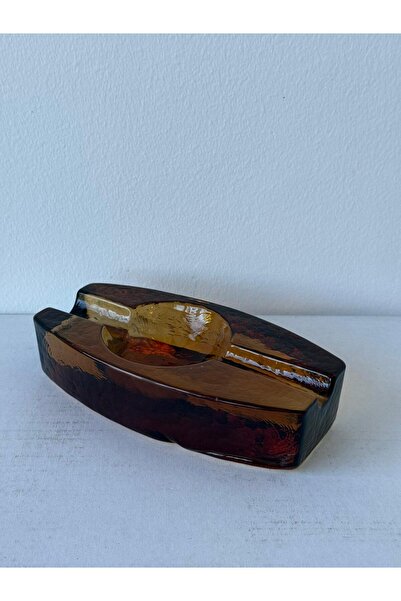 Miko Home & Garden Modern Cam Kül Tablası - Puro Küllüğü – Dekoratif Obje (Re...