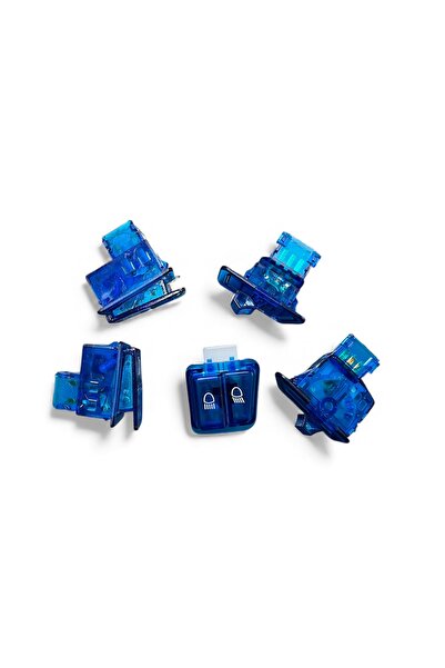 MOTORKİT MK MAVİ DÜĞME SETİ 5 "Lİ SCOOTER 50 - 80 - 100 - 110 - 125 - 150 / S...