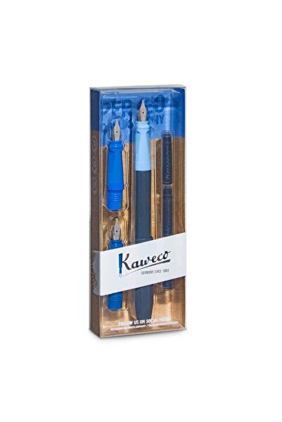 Genel Markalar Parkeo Kaligrafi Dolma Kalem Seti Mavi / 10002092