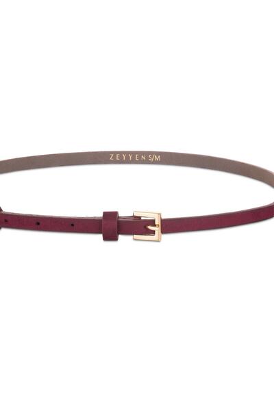 Zeyyen MİNİ SÜET KEMER BORDO