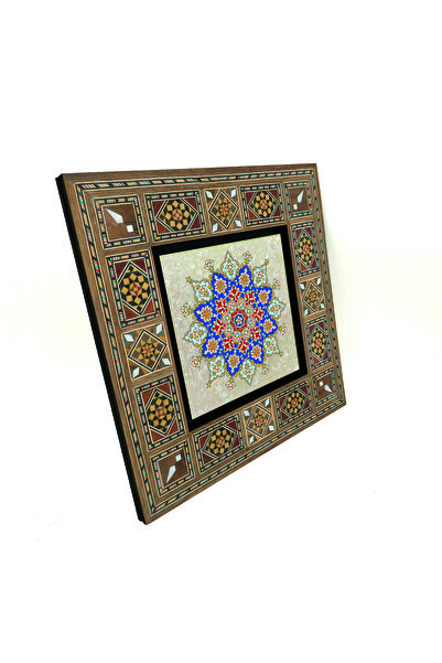Sadrazam Model Rumi cu imprimeu Tabla din lemn MDF Levant 20cm x 20cm |   KD-54