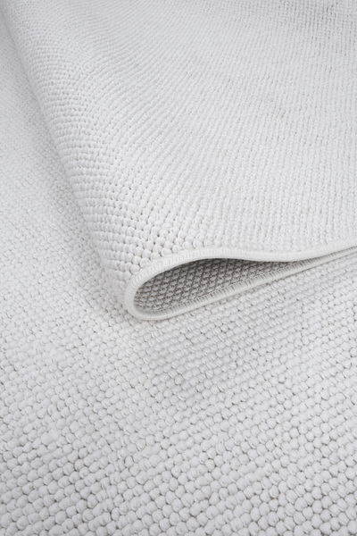 Kupon Halı Beyaz İskandinav Bukleli Yumuşak Bohem Salon Oturma Çocuk Odası Yo...