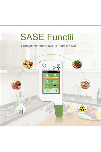 Greentest Device for testing vegetables, fruits, fish, meat, water and air, ECO6