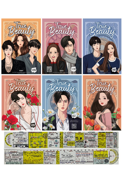 Destek Yayınları True Beauty 4-5-6-7-8-9. Ciltler Set + Özel Cetvel
