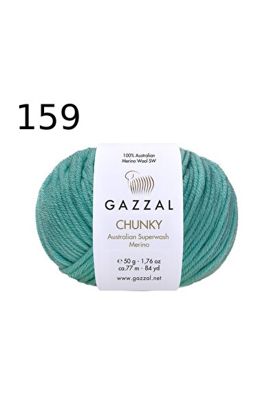 GAZZAL İPLİK Gazzal Chunky 100% Superwash australijska merino vuna 50 gr 77 m...