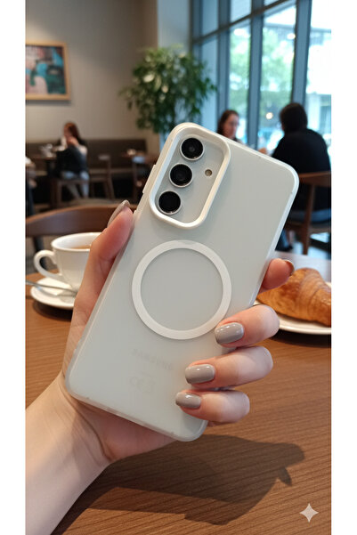 Hatreds Galaxy S25 FE Telefon Kılıfı Magsafe Uyumlu Şeffaf Mat Darbe Koruyucu...