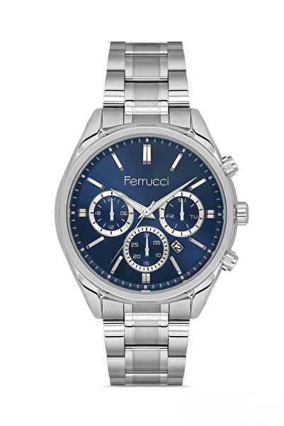 Ferrucci Silver Steel Cord Men's Wristwatch L03634M.04