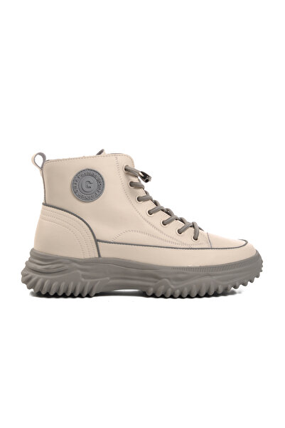 Guja Gray Zippered Rubber Laced Women's Boots 26K310-13 Z