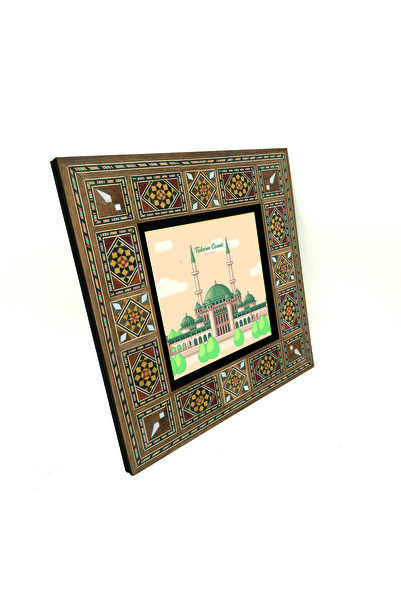 Sadrazam Tablou din lemn MDF Levant cu imaginea Moscheei Taksim cu imprimeu 2...