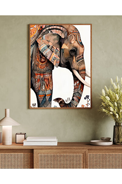 woodhomeworks Tek Parça Salon Ofis Dekor Tablo Vrynt