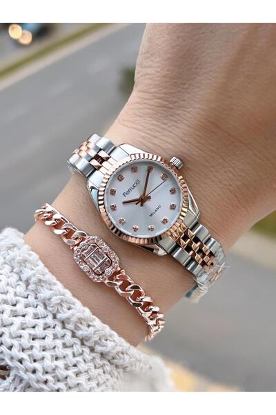 Ferrucci Vintage Mini Steel Cord 2 Years Warranty New Season 30 Mt Water Resistant Women's Wristwatch B